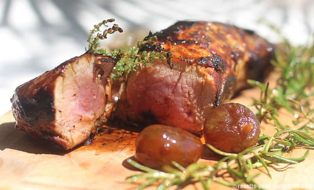 Filet Mignon Plancha à L Italienne Filet Mignon Mariné aux herbes et à la Figue (Corse)