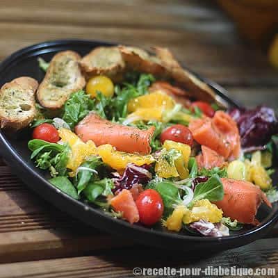 Salade Fraîcheur au Saumon et Agrumes