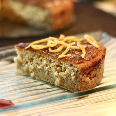 Gâteau à l'orange sans Gluten et sans sucres ajoutés