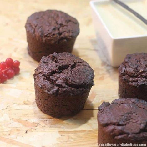 Muffins Moelleux au Chocolat sans lactose et sans gluten