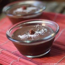 Mousse au chocolat coco sans sucre raffiné