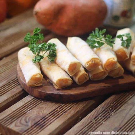 Nems à la Patate Douce et Pâtisson