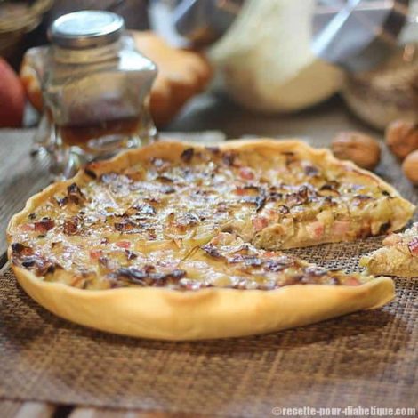 Tarte aux Poireaux, Roquefort et Miel