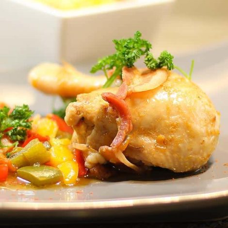 Coquelet à la Basquaise