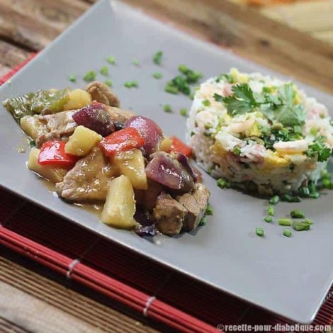 Porc sauté à l'Ananas