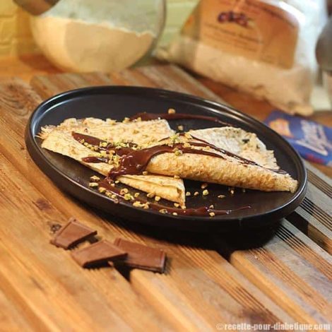 Crêpes à la Farine de Châtaigne sans sucre