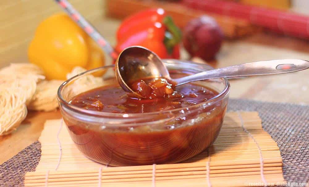 Sauce Aigre douce sans sucre