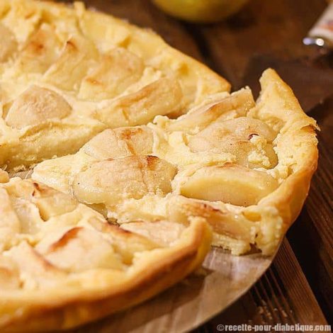 Tarte aux Pommes à la Crème Pâtissière