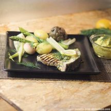 Espadon grillé, sa Gremolata Aneth et Aioli allégée
