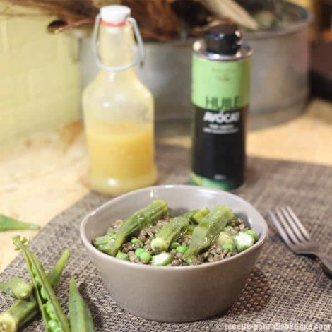 Salade de Gombo et Lentilles