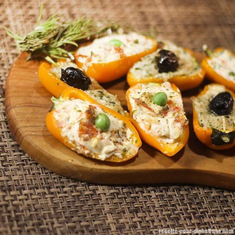 Mini-Poivrons farcis pour l'apéritif