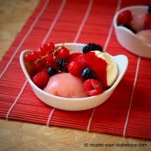 peche melba allégée en sucre