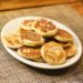 Blinis à la Farine de Pois chiches et Châtaigne au saumon (IG Bas)