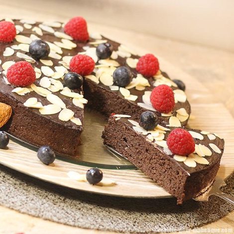 Moelleux au Chocolat (sans lactose, sans gluten et sans sucre)