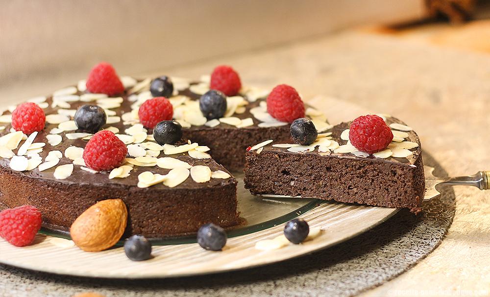 Recette gâteau chocolat moelleux (sans gluten ni lactose)