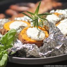 Patates douces à la Braise - Cuites au Barbecue