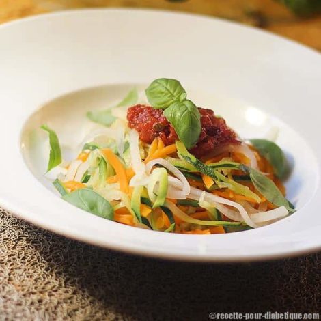 Spaghetti ou Tagliatelle ... de légumes !