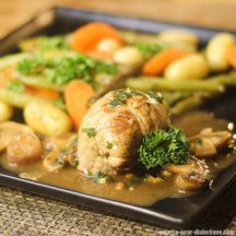 Paupiettes de Veau allégées aux Légumes