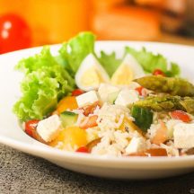 Salade de Riz et Crudités