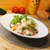Salade de Riz et Crudités