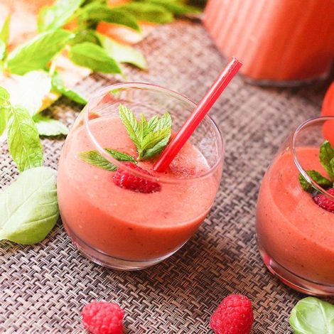 Gaspacho Tomates et Framboises