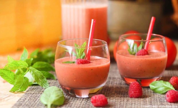 Gaspacho Tomates et Framboises