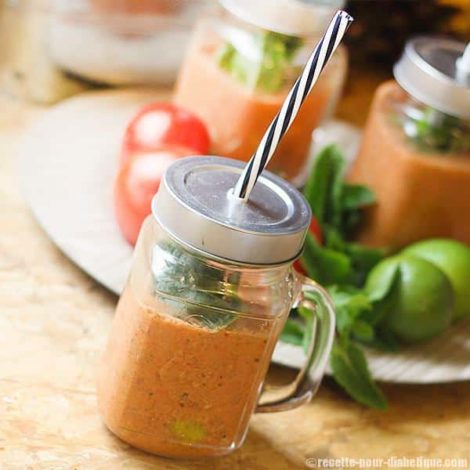Gaspacho à la Menthe et citron vert