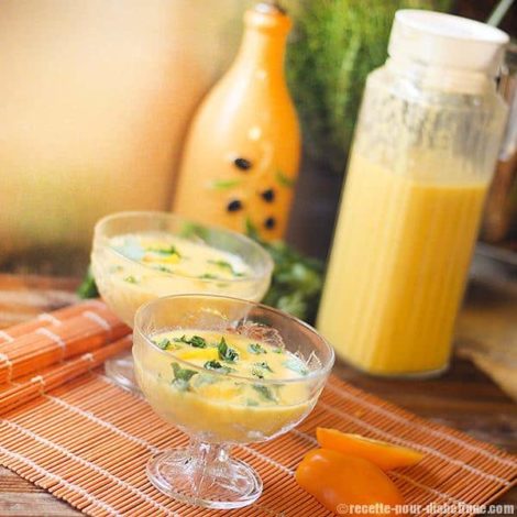 Gaspacho Jaune (Tomates-Melon)
