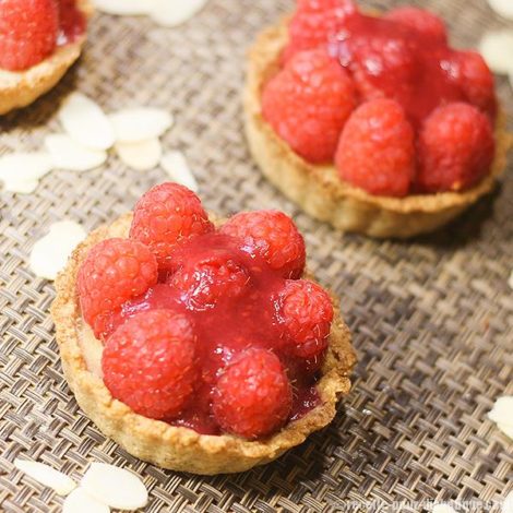 Tartelettes Amandines aux Framboises (IG bas)