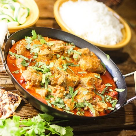 Jarret de veau au Curry Rouge