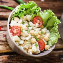 Salade de Pois Chiche à la Morue