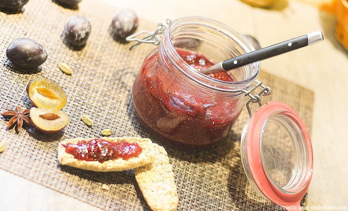 Confiture De Prunes Et Quetsches Sans Sucre Aux Epices