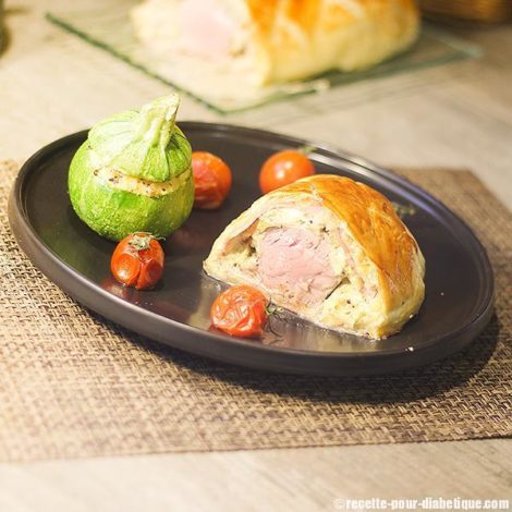 Filet mignon de Porc Feuilleté aux poireaux