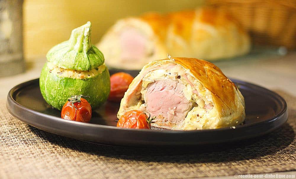 Filet mignon de Porc Feuilleté aux poireaux