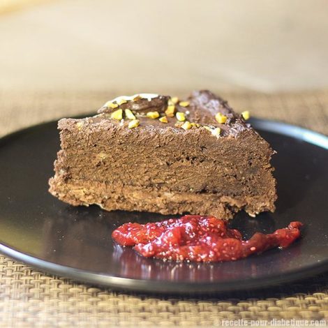 Gâteau d'Anniversaire tout Chocolat (sans sucre ajouté)