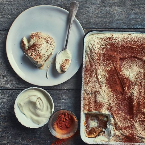 Tiramisu léger du livre "Pas Privé de Dessert"