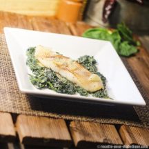 Flétan et Epinards au Tartare