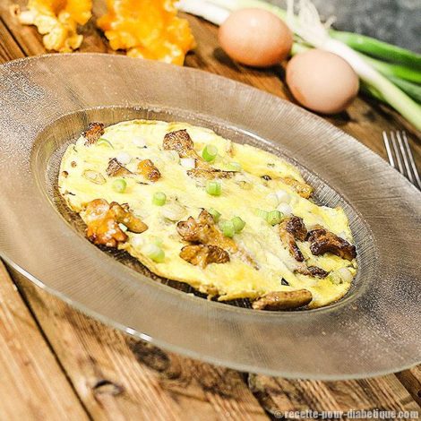 Omelette aux Girolles