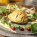 Feuilleté Cabillaud épinards et sa Salade de Pissenlit