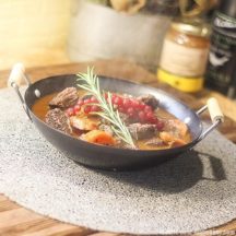 Civet de Kangourou au miel et Romarin