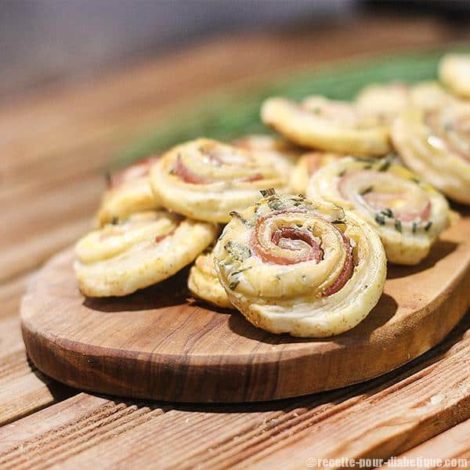 Roulés feuilletés Jambon Vache qui Rit