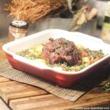 Jambonneau à la moutarde et bière