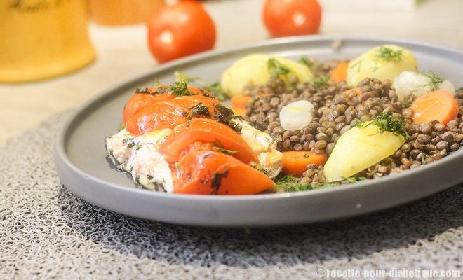 saumon-lentilles