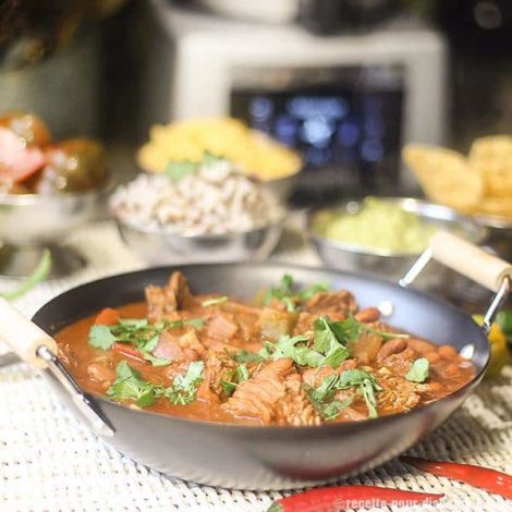Chili con carne (avec des morceaux de viande)