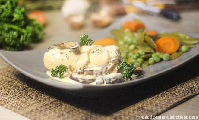 poulet-vapeur-creme-shiitake