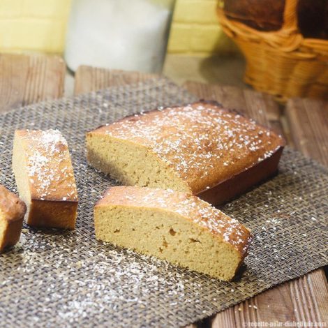 Gâteau Yaourt Coco sans sucre raffiné (IG bas)