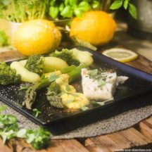 Dos de cabillaud Vapeur avec sa sauce hollandaise