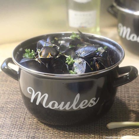 Moules au Cap Corse ( ou au Martini )
