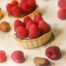 Tartelette Keto chocolat-Framboise (sans farine et sans sucre ajouté)