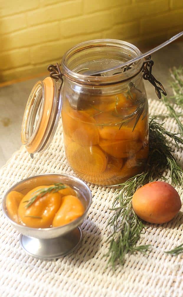 la recettes des abricots au sirop sans sucre